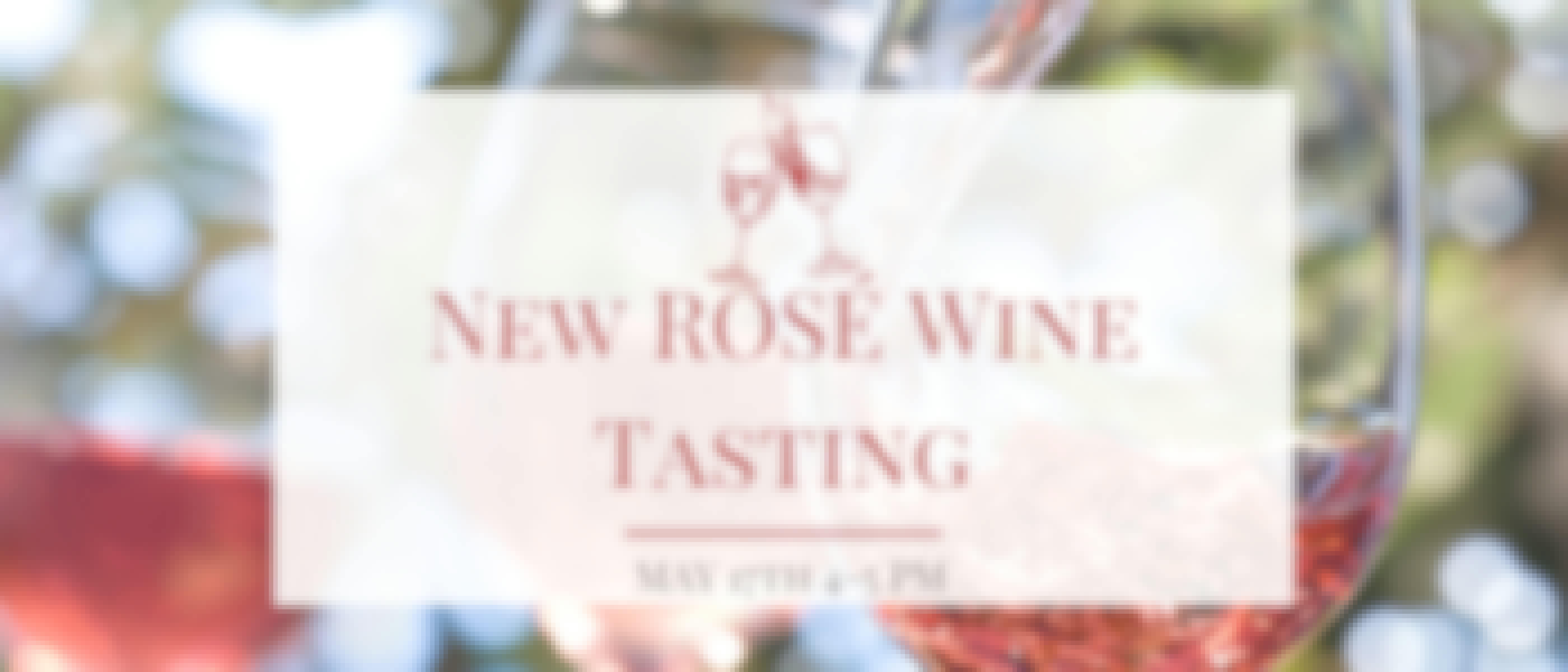 New Rosé Wine Tasting