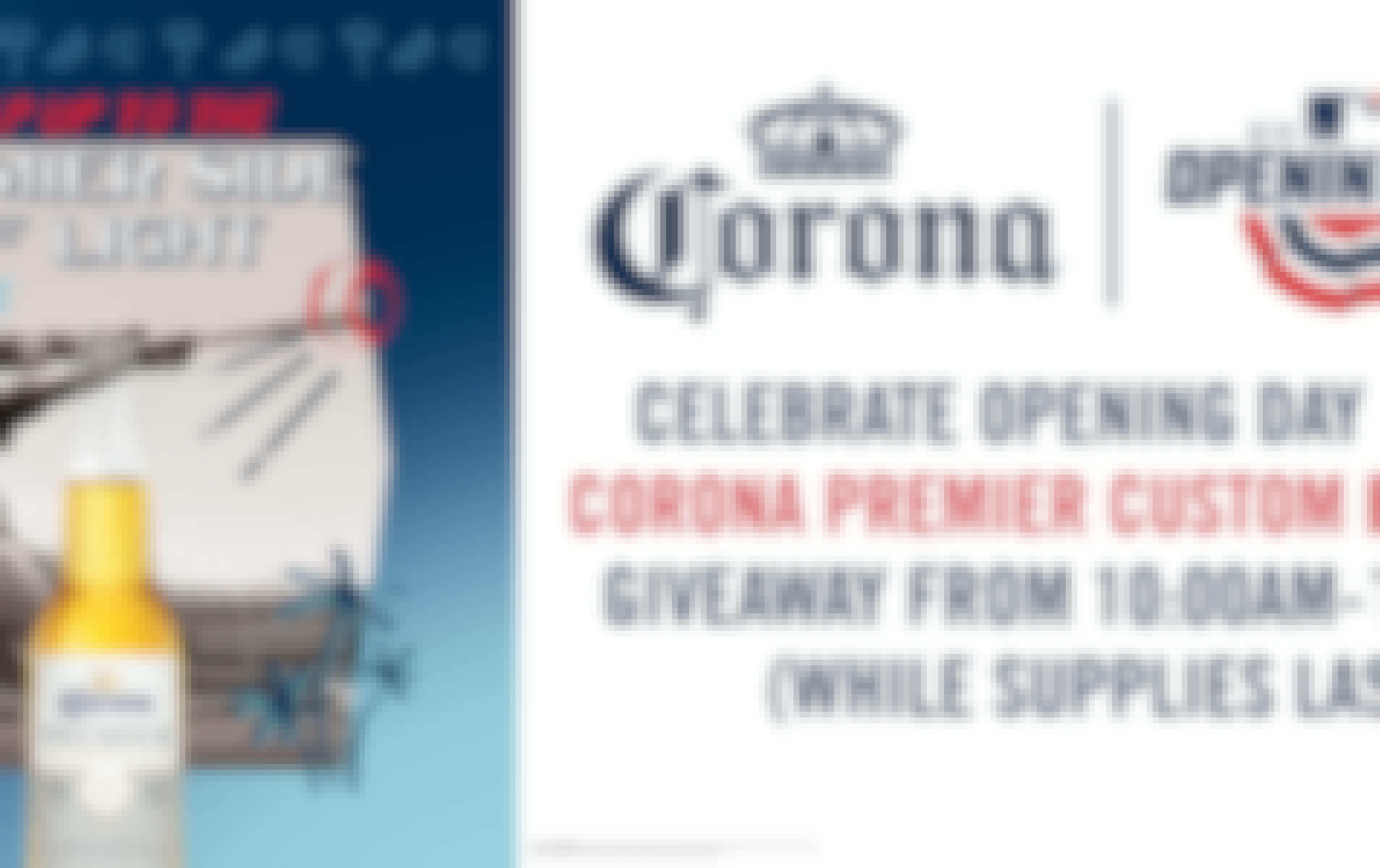 Corona Premier Opening Day Giveaway