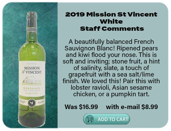 Mission St Vincent White