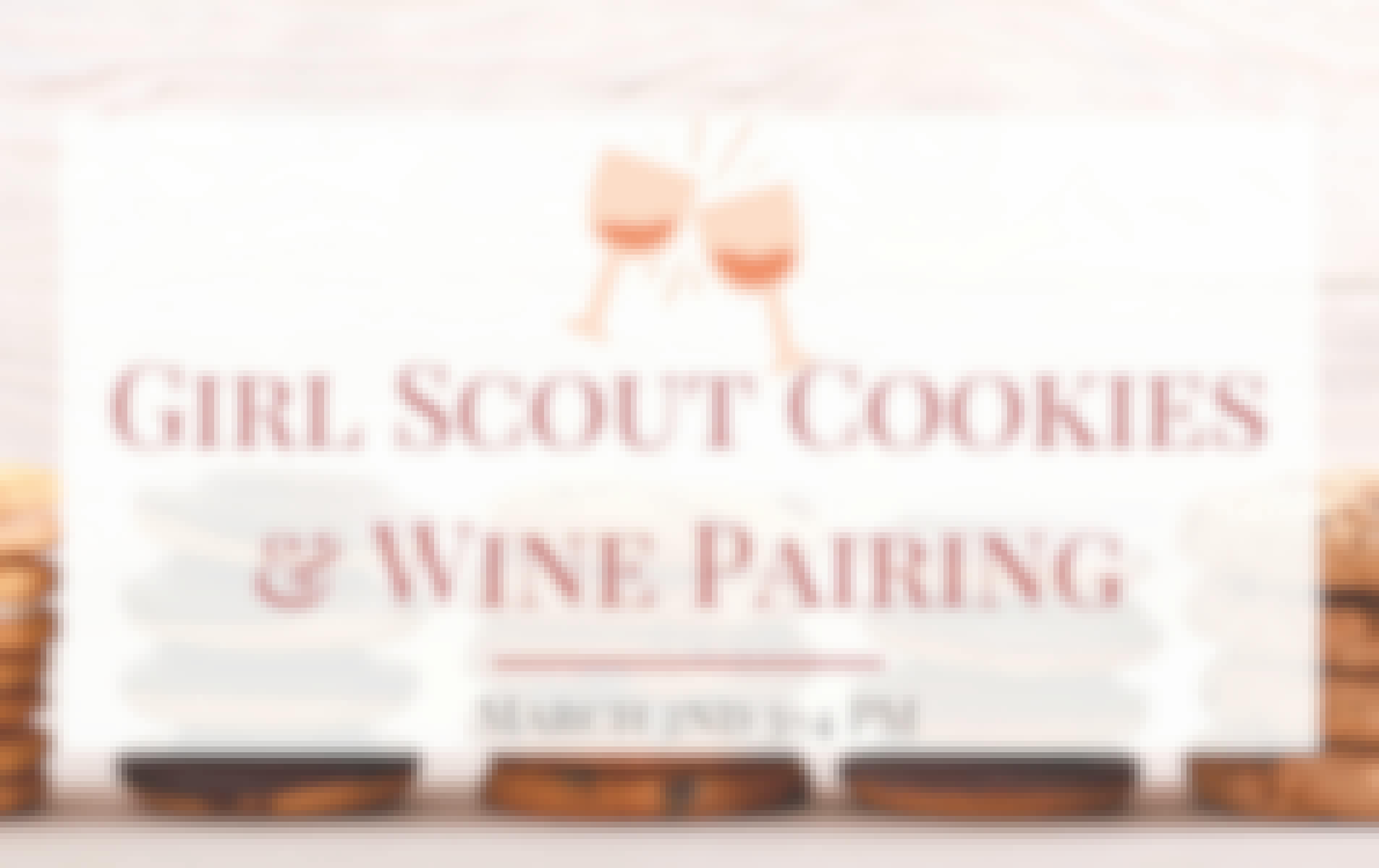 Girl Scout Cookies & Wine Pairing