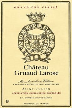 Château Gruaud Larose Saint Julien 1986 750ml