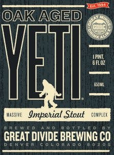 Great Divide Yeti Imperial Stout Beer 12 oz Cans