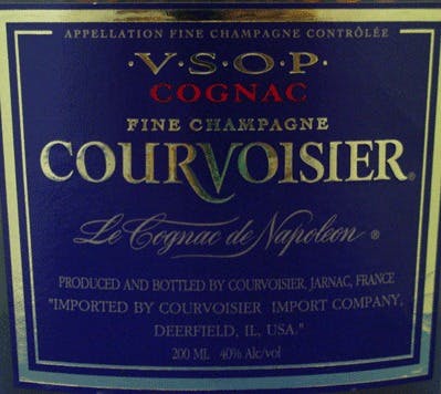 Courvoisier VSOP Cognac With Snifter 750ml - Kelly's Liquor