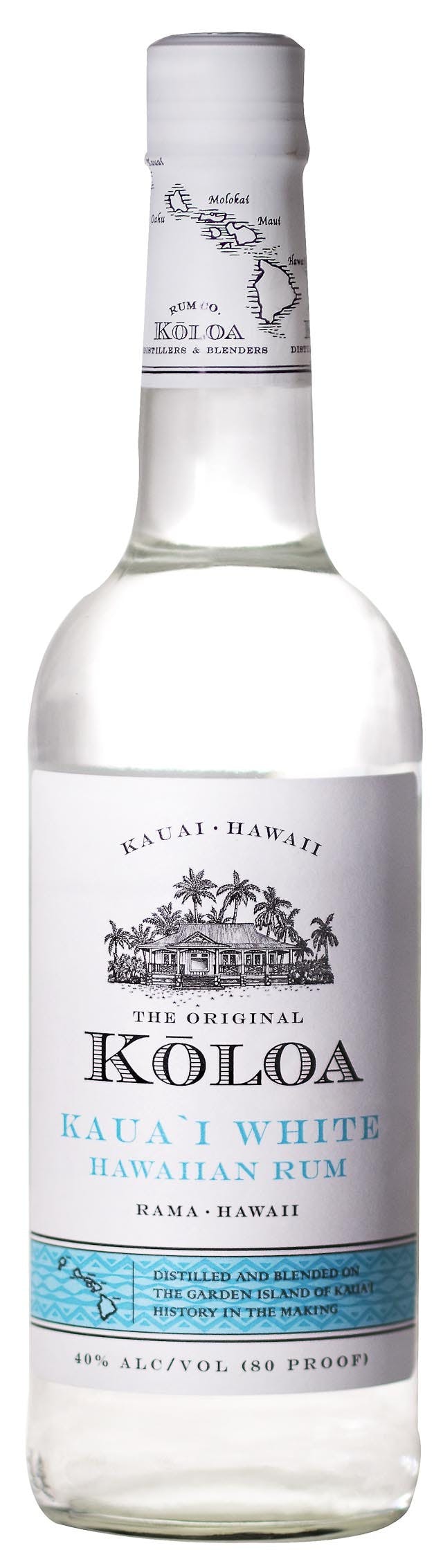 Koloa Kaua'i White Rum 750ml - Kona Wine Market