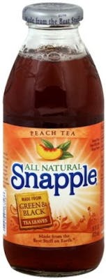 Snapple Peach Tea 16 oz. Bottle - Argonaut Wine & Liquor