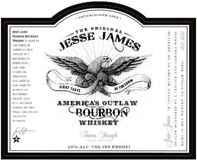 Jesse James America's Outlaw Bourbon Whiskey 1L Station Plaza Wine