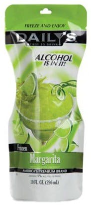 Frozen margarita drinks discount in a pouch