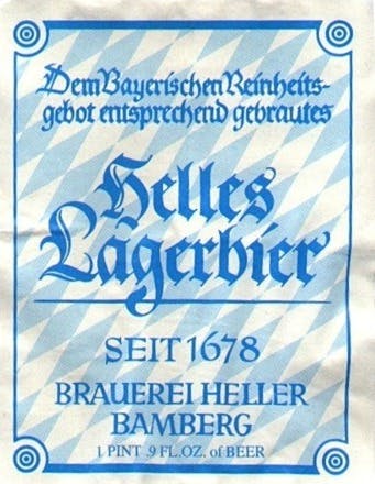 Aecht Schlenkerla Helles Lagerbier 16 oz. Bottle - Yankee Spirits