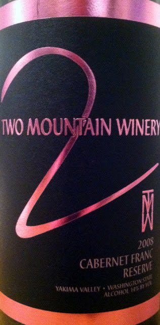 2 Mountain Winery Reserve Cabernet Franc 750ml