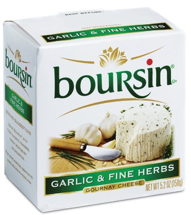 Boursin Garlic Herbs Cheese - Creamy, 5oz.