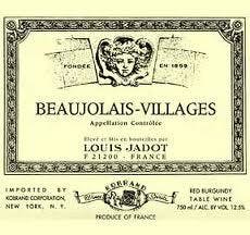 Wines Under $15, Louis Jadot Beaujolais Villages