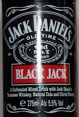 Jack Daniel's Country Cocktails Black Jack Cola 6 pack 10 oz