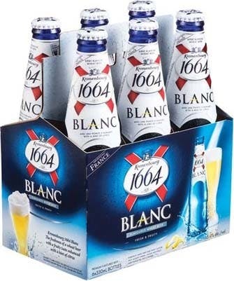 Kronenbourg 1664 Blanc 6 pack 12 oz. Bottle - Petite Cellars