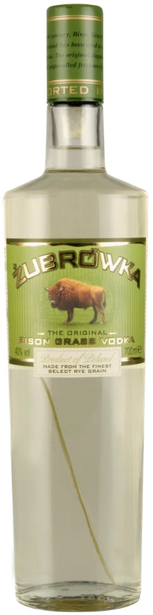 Vodka Zubrowka Bison Grass + verre de shot - Nicolas