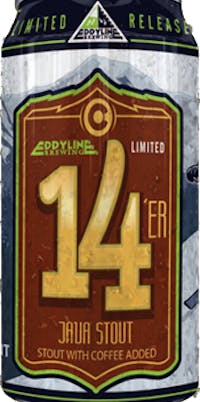 Eddyline Brewing 14'er Java Stout 6 pack 16 oz. Can - Argonaut Wine ...
