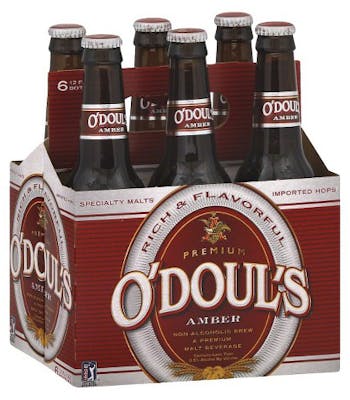 O'Doul's Amber Non-Alcoholic Beer 6 pack Bottle - Stirling Fine Wines