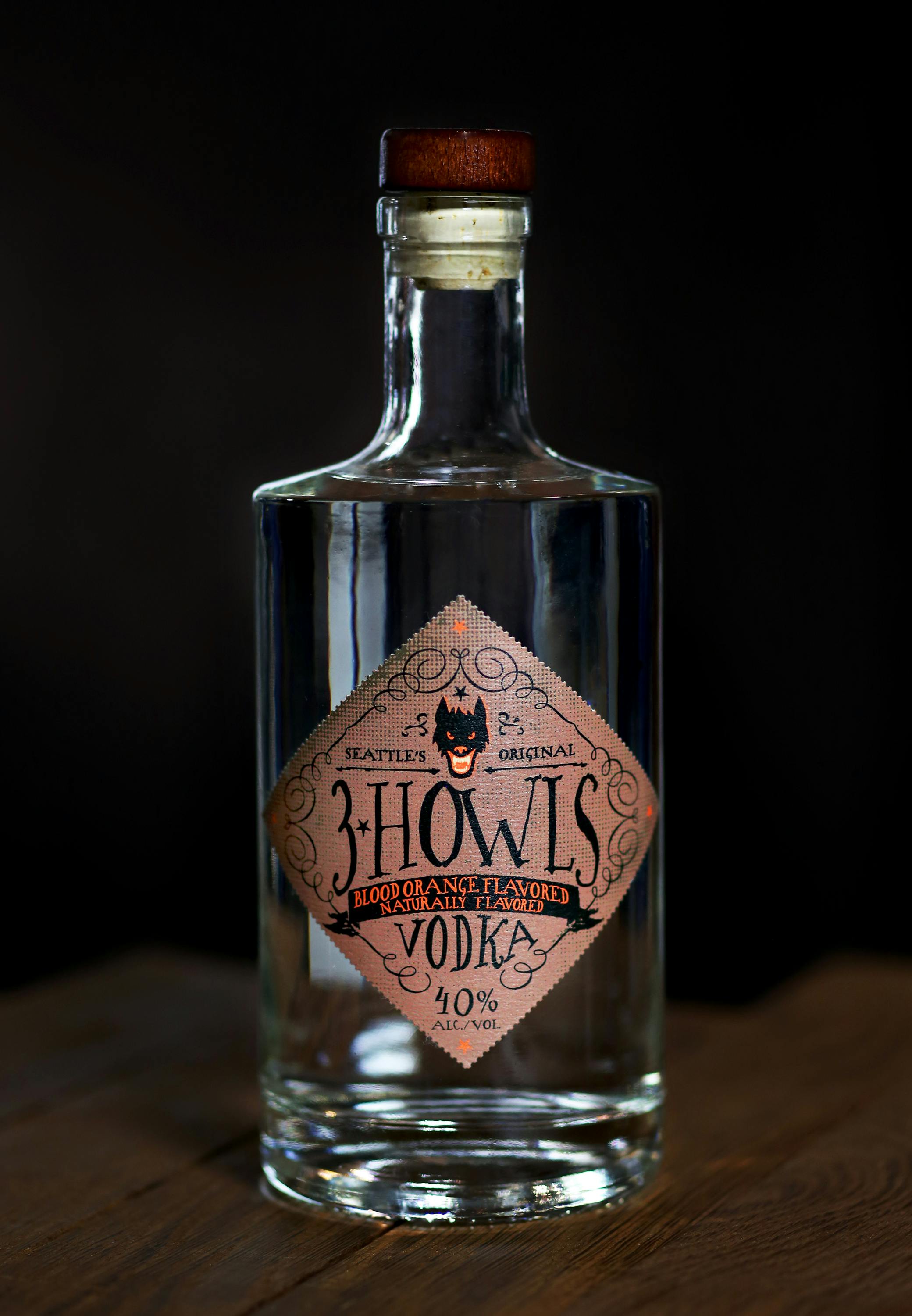 3 Howls Distillery Blood Orange Vodka 750ml Order Liquor Online