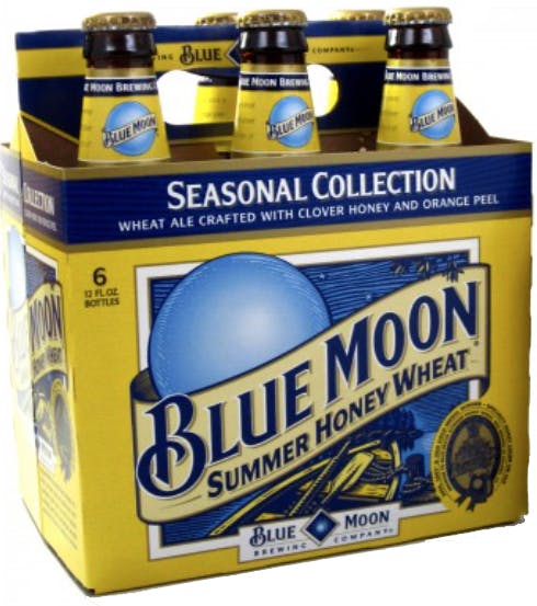 Blue Moon Brewing Company Summer Honey Wheat 6 Pack 12 Oz Central Avenue Liquors