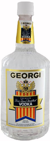 Georgi vodka alcohol percentage