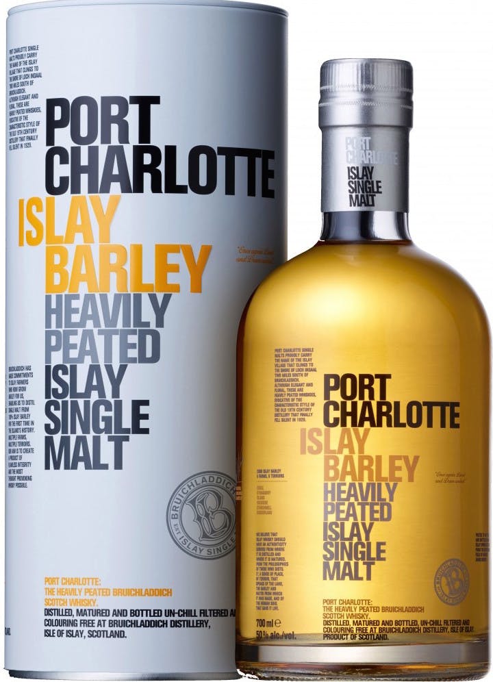 Bruichladdich Port Charlotte Scottish Barley Heavily Peated Islay Single  Malt Scotch Whisky 750ml - Buster's Liquors & Wines