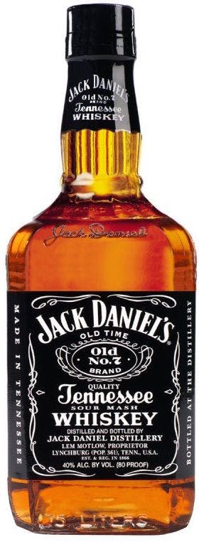 Label Black 7 - Jack SPIRITED No. Daniel\'s Wines 1.75L Old
