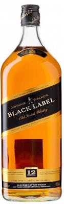 Johnnie Walker Black Label 12 Year Blended Scotch Whisky 1L