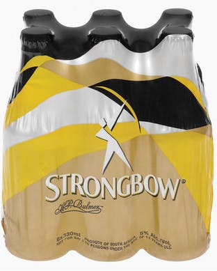 Strongbow Gold Apple Cider 6 pack 12 oz. Bottle - Petite Cellars