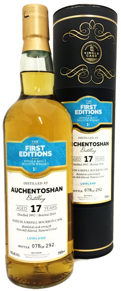 The First Editions Auchentoshan Single Malt Scotch Whisky 17 year