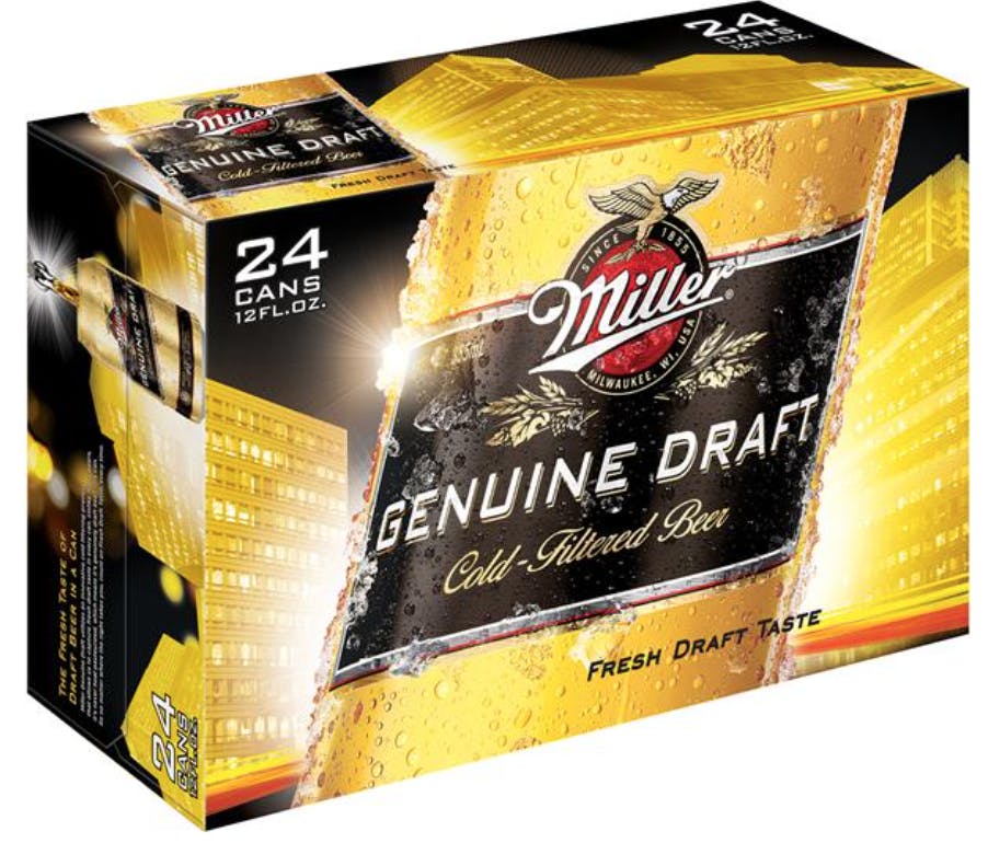 Miller Genuine Draft 24 pack 12 oz. Can - Outback Liquors