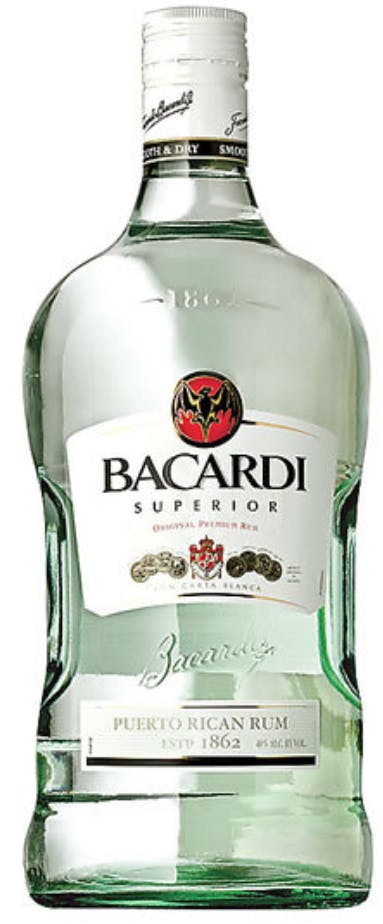 Bacardi Superior White Rum Liquor 1.75L - Moe\'s & Nick