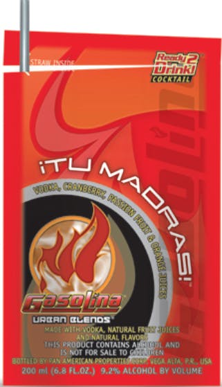 Gasolina best sale drink pouches