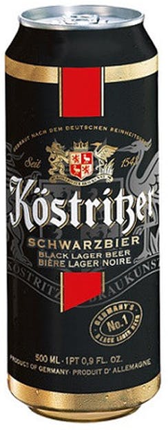 Köstritzer Schwarzbier Black Lager 4 pack 16 oz. Can - Petite Cellars