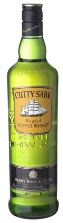 CUTTY SARK SCOTCH WHISKY 5cl 40% GLASS CRISTAL miniatura mignonette mini bottle 
