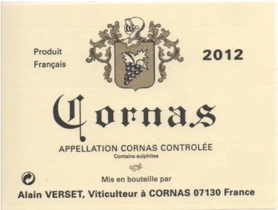 Alain Verset Cornas 15 Bottle Shop Of Spring Lake