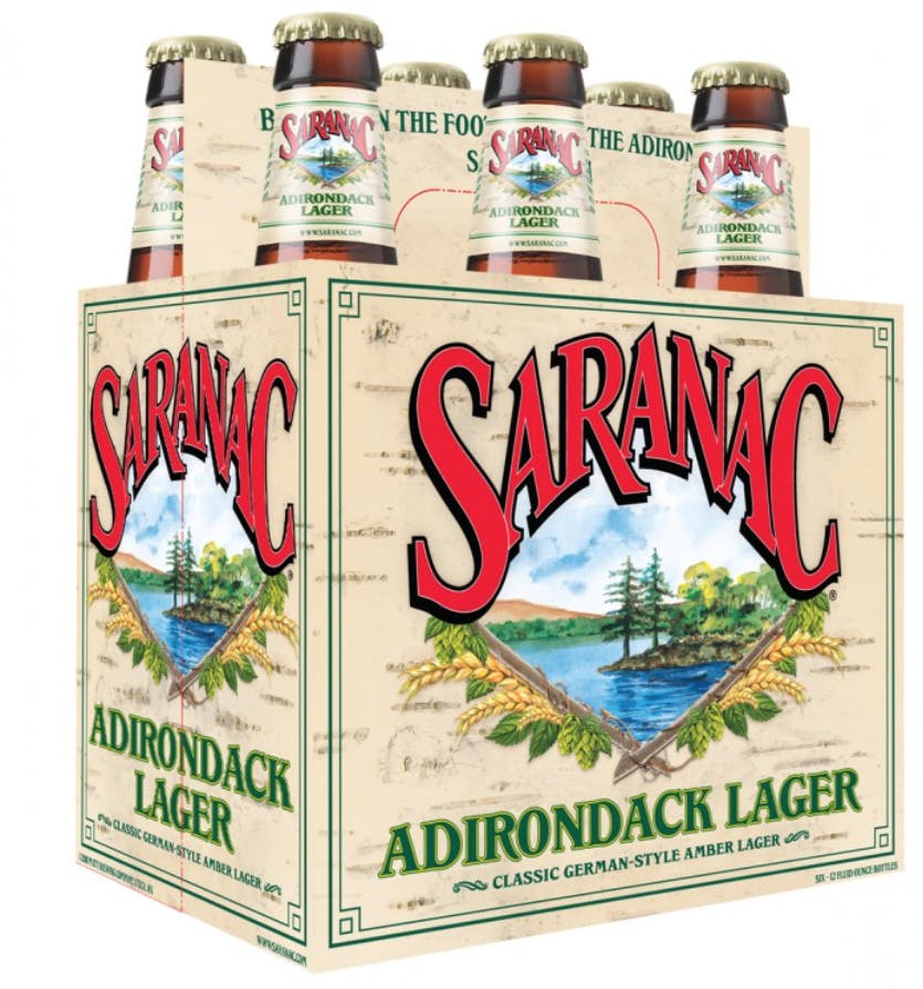 SARANAC Adirondack Lager Decal Black Forest STICKER craft beer brewery brewing 