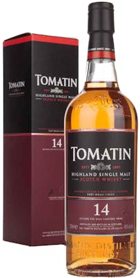 Tomatin Highland Single Malt Scotch Central 750ml year 14 - old Whisky Liquors Avenue