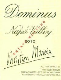 Dominus Napa Valley Red 2012 750ml Bottle Shop Of Spring Lake