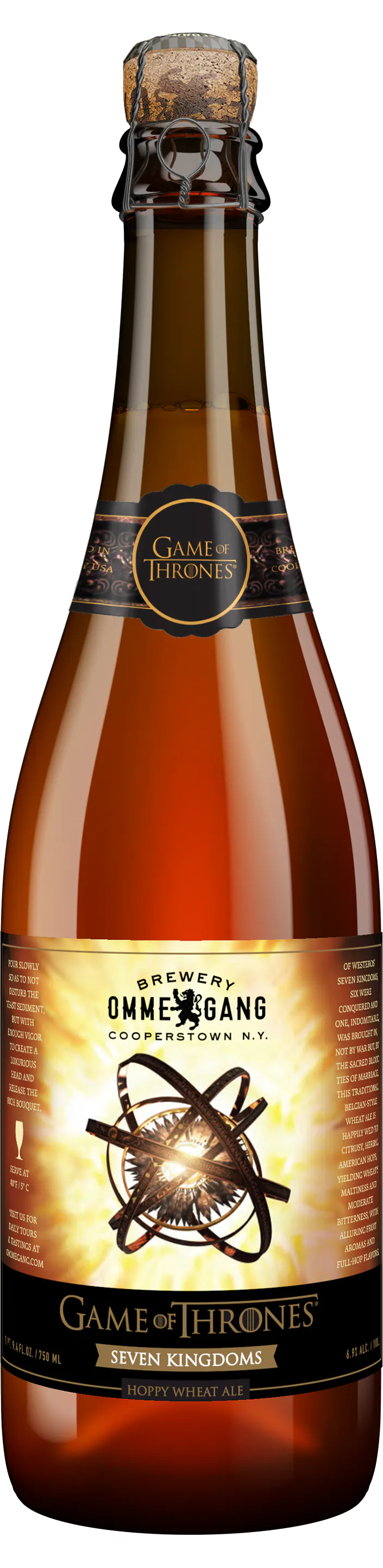 Ommegang Game Of Thrones Seven Kingdoms Hoppy Wheat Ale 750ml - Wine N  Liquor Outlet