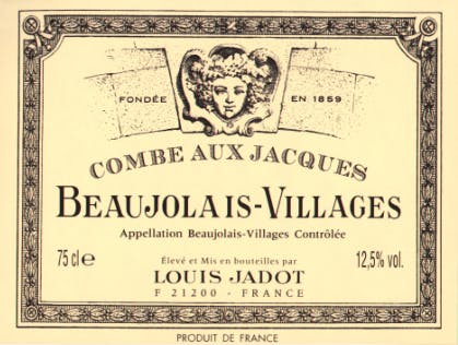 Louis Jadot Beaujolais Villages Combe Aux Jacques