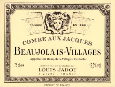 Louis Jadot Beaujolais Villages Combe Aux Jacques 750ml - Bouharoun's Fine  Wines & Spirits