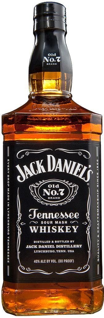 1L Station - Plaza Label No. 7 Black Daniel\'s Old Jack Wine
