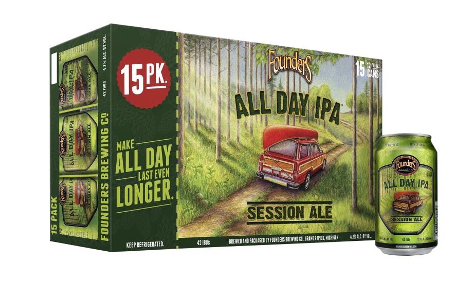 Founders All Day IPA 15 pack 12 oz. Can