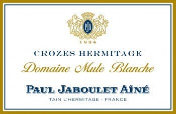 Paul Jaboulet Aine Crozes Hermitage Mule Blanche Blanc 2014 750ml ...