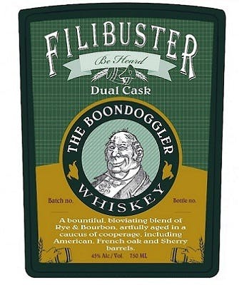 Filibuster Dual Cask The Boondoggler Whiskey 750ml - Buster's Liquors ...