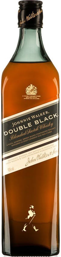 huevo dentista Fundador Johnnie Walker Double Black Blended Scotch Whisky 1L - Kelly's Liquor