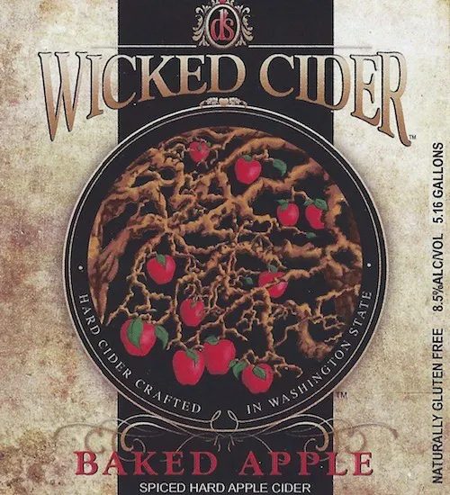 d's Wicked Cider Baked Apple Cider 6 pack 12 oz. Can - Order