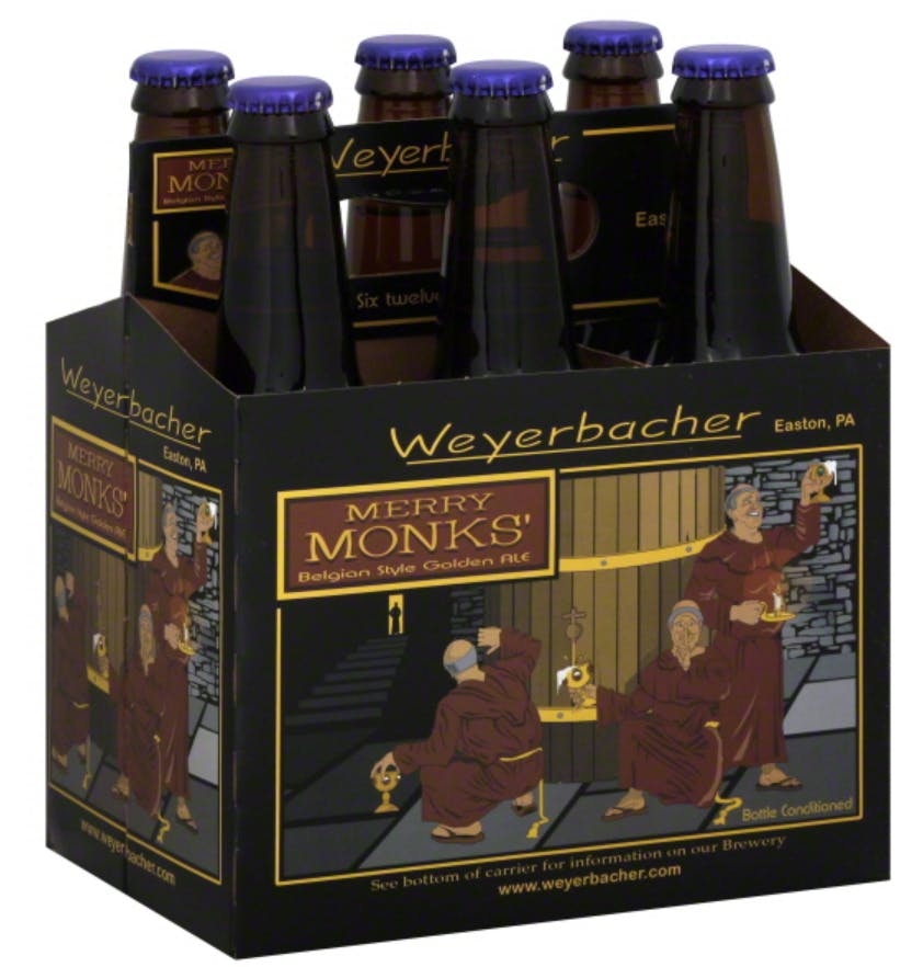 Weyerbacher Merry Monks Ale 6 pack 12 oz. Bottle - Petite Cellars