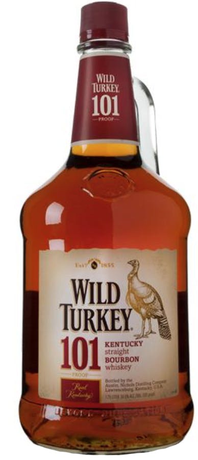 Wild Turkey Kentucky Straight Bourbon Whiskey 101 Proof 1.75L 