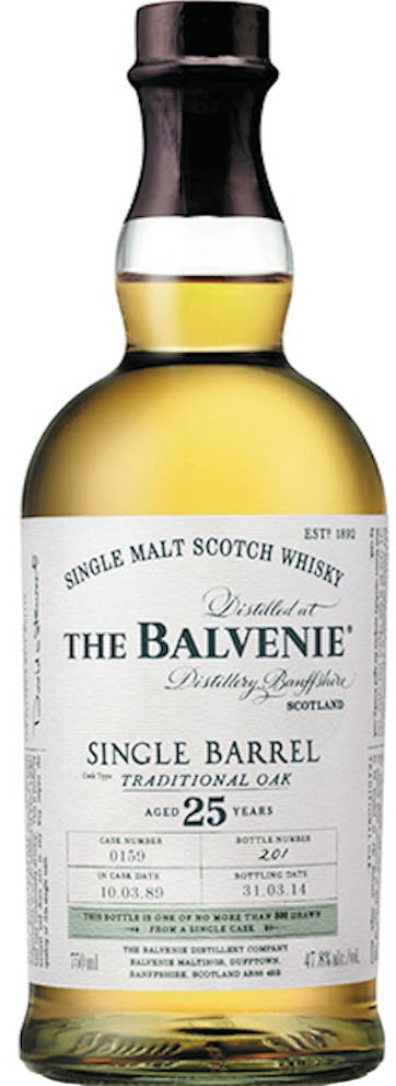 Balvenie Single Barrel Single Malt Scotch Whisky 25 year old