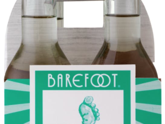Barefoot Moscato 4 pack 187ml Plastic Bottle